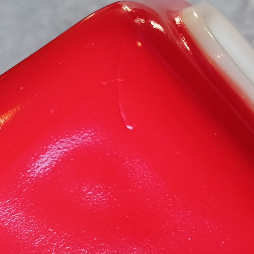 Pyrex~ Primary Red Small Refrigerator Dish - Picture 8 of 10